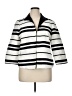 Lafayette 148 New York Stripes Ivory Blazer Size 14 - photo 1