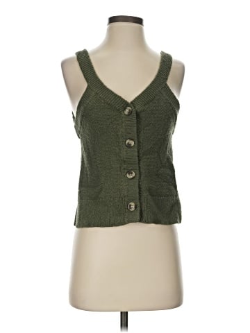 Madewell Wakefield Button-Front Sweater Tank (view 1)