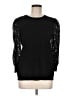 Adrianna Papell Black Pullover Sweater Size M - photo 1