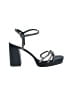Badgley Mischka Black Sandals Size 8 1/2 - photo 1