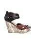 Cynthia Vincent Brown Wedges Size 9 - photo 1