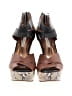 Cynthia Vincent Brown Wedges Size 9 - photo 2