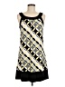 AUW Graphic Gray Casual Dress Size M - photo 1