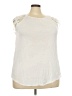 No Boundaries Ivory Sleeveless Blouse Size 3X - photo 1