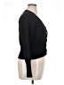 Aqua 100% Polyester Black Cardigan Size XL - photo 4