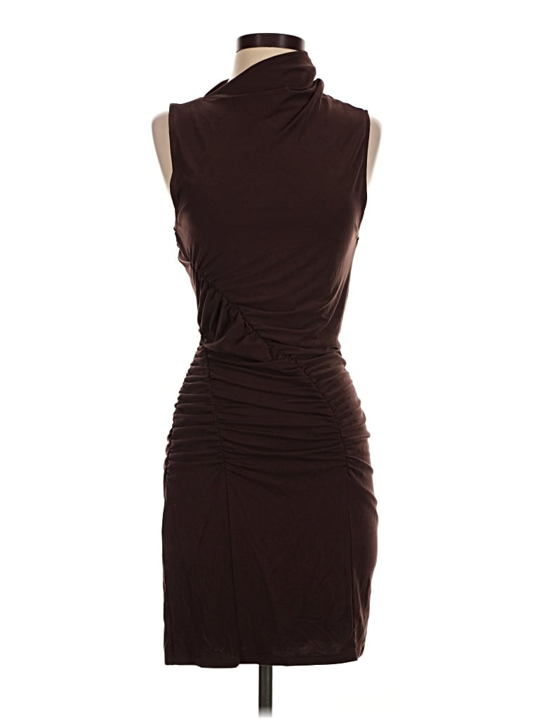 Pre-owned Anthropologie Cocktail Dress In Brown
