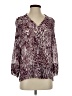 IRO 100% Viscose Burgundy Long Sleeve Blouse Size EU (FR) 34 / US 2 - photo 1
