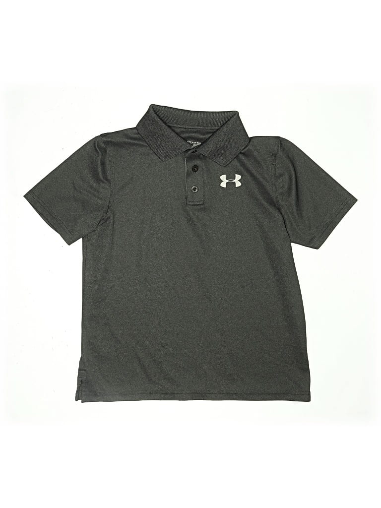 Pre-owned Under Armour Kids' Short Sleeve Top Gray Tops