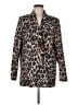 Lulumari 100% Recycled Polyester Animal Print Brown Blazer Size M - photo 1