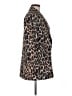 Lulumari 100% Recycled Polyester Animal Print Brown Blazer Size M - photo 4