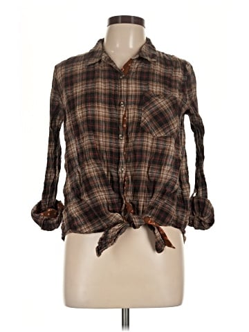 Hem & Thread Long Sleeve Button-Down Shirt (view 1)