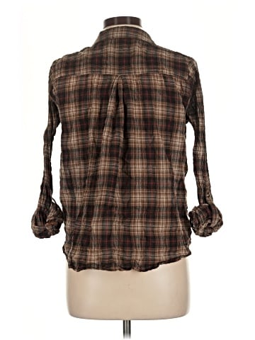 Hem & Thread Long Sleeve Button-Down Shirt (view 2)