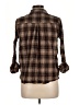 Hem & Thread Plaid Brown Long Sleeve Button-Down Shirt Size L - photo 2