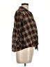 Hem & Thread Plaid Brown Long Sleeve Button-Down Shirt Size L - photo 4