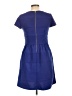 Elle Solid Blue Casual Dress Size 10 - photo 2