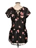 Jolt Black Short Sleeve Blouse Size L - photo 2