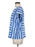 Lands' End 100% Cotton Stripes Blue Short Sleeve Top Size M (petite) - photo 5