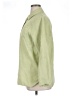 Relativity 100% Polyester Solid Green Long Sleeve Blouse Size XL - photo 5