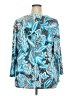 Ruby Rd. Blue 3/4 Sleeve Blouse Size 2X - photo 2