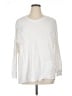 Fenini Solid White Long Sleeve Top Size XL - photo 1