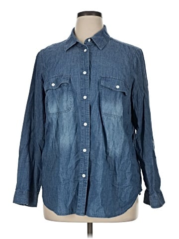 SONOMA life + style Long Sleeve Button-Down Shirt (view 1)