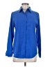 Unbranded 100% Polyester Blue Long Sleeve Blouse Size M - photo 1