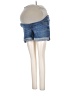 Indigo Blue Blue Denim Shorts Size Sm Maternity - photo 1