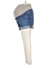 Indigo Blue Blue Denim Shorts Size Sm Maternity - photo 5