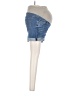 Indigo Blue Blue Denim Shorts Size Sm Maternity - photo 4