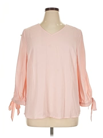 Midnight Velvet 3/4 Sleeve Blouse (view 1)