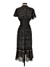 Max Studio 100% Polyester Floral Black Casual Dress Size XS - photo 2