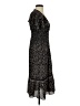 Max Studio 100% Polyester Floral Black Casual Dress Size XS - photo 4
