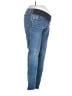 Old Navy - Maternity Color Block Blue Jeans Size 6 - photo 4