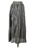 Studio West 100% Polyester Metallic Silver Formal Skirt Size S - photo 2