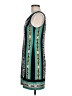 Sandra Darren Graphic Teal Cocktail Dress Size 8 (petite) - photo 5