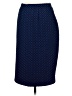 Travel Elements Chevron-herringbone Blue Formal Skirt Size M - photo 2