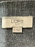 Ann Taylor LOFT Outlet Gray Pullover Sweater Size M - photo 7