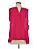 Chaus 100% Polyester Pink Sleeveless Blouse Size L - photo 1