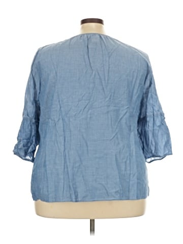St. John's Bay 3/4 Sleeve Blouse (view 2)