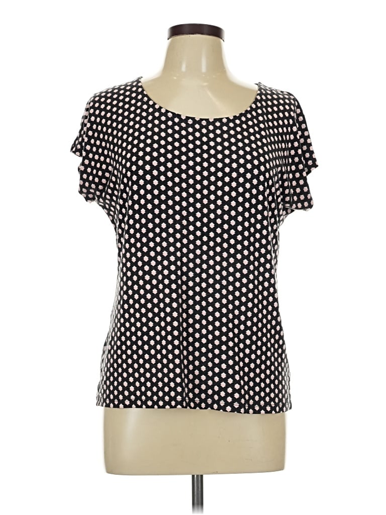 Pre-owned Talbots Short Sleeve T-shirt In Black