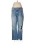 Zara Basic 100% Baumwolle Stars Blue Jeans Size 6 - photo 1