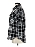 rue21 100% Polyester Plaid Black Long Sleeve Blouse Size XL - photo 5