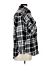 rue21 100% Polyester Plaid Black Long Sleeve Blouse Size XL - photo 4