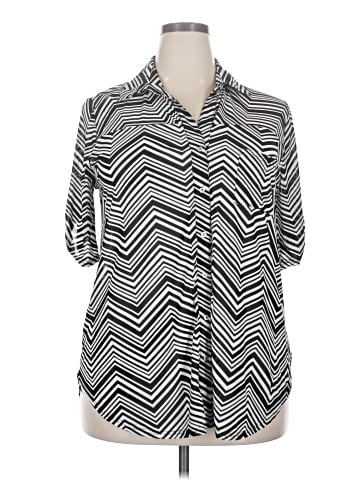 Siren Lily 3/4 Sleeve Button-Down Shirt (view 1)