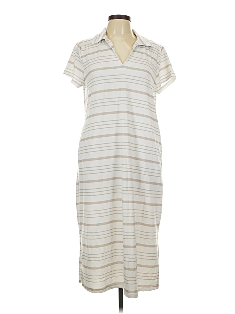 Pre-owned Assorted Brands Casual Dress In Gray