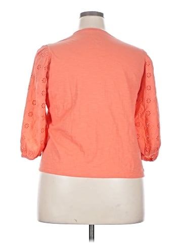 St. John's Bay 3/4 Sleeve Top (view 2)