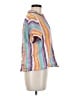 Unbranded Stripes Pink Short Sleeve Blouse Size M - photo 4