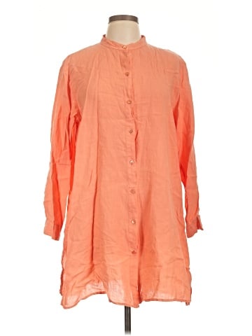 Eileen Fisher 3/4 Sleeve Button-Down Shirt (view 1)