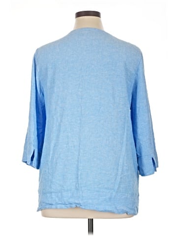 Lands' End 3/4 Sleeve Blouse (view 2)