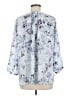 NYDJ Blue 3/4 Sleeve Blouse Size M - photo 2